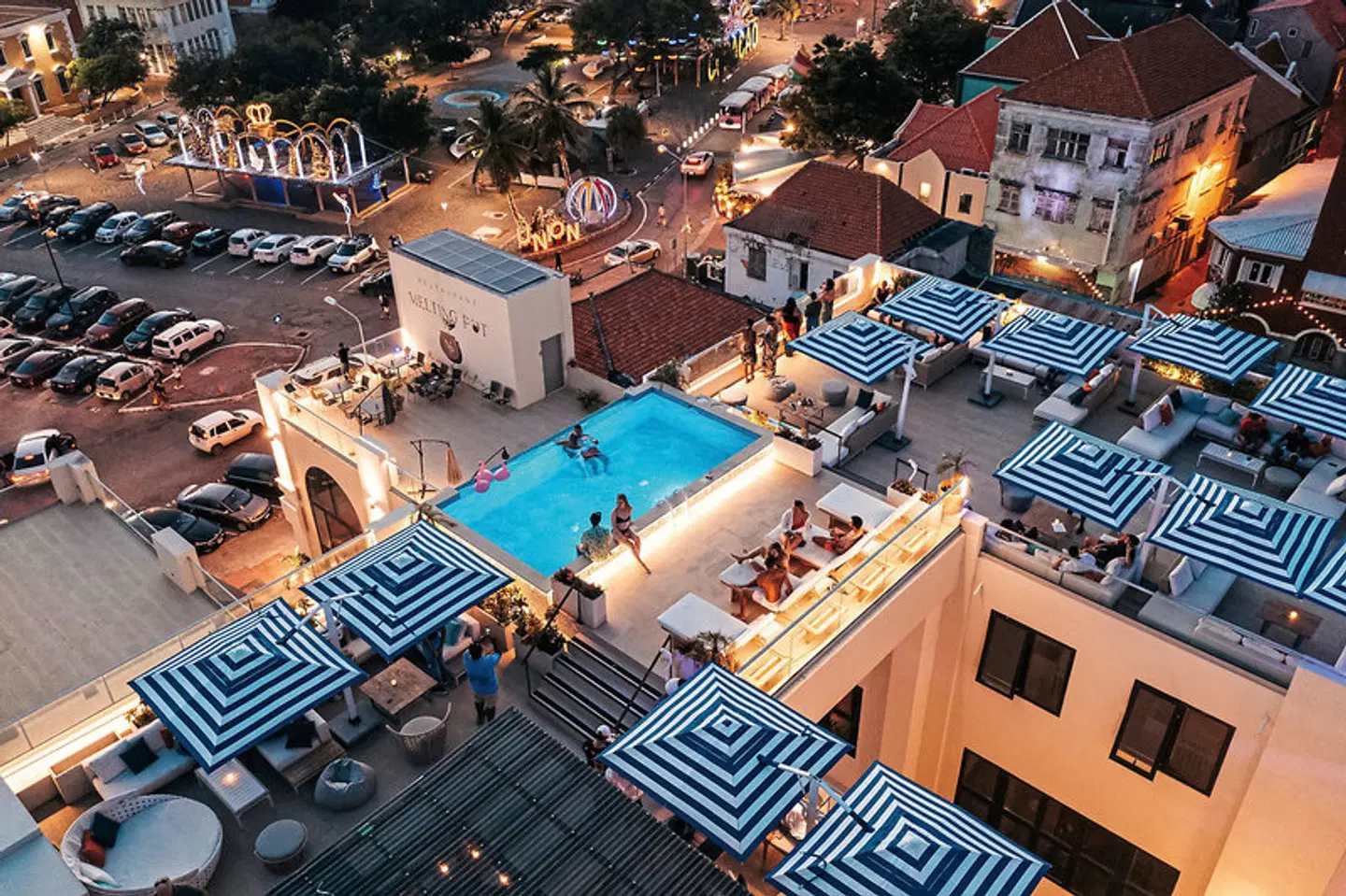 Elements Hotel & Shops Curaçao Terrasse