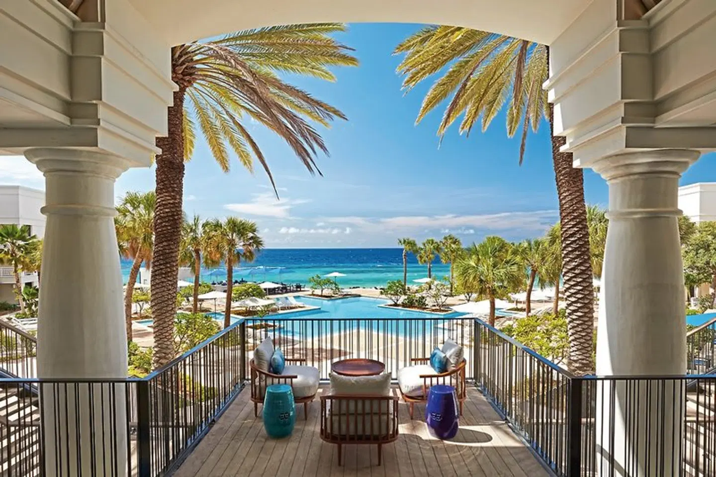 Curaçao Marriott Beach Resort Terrasse