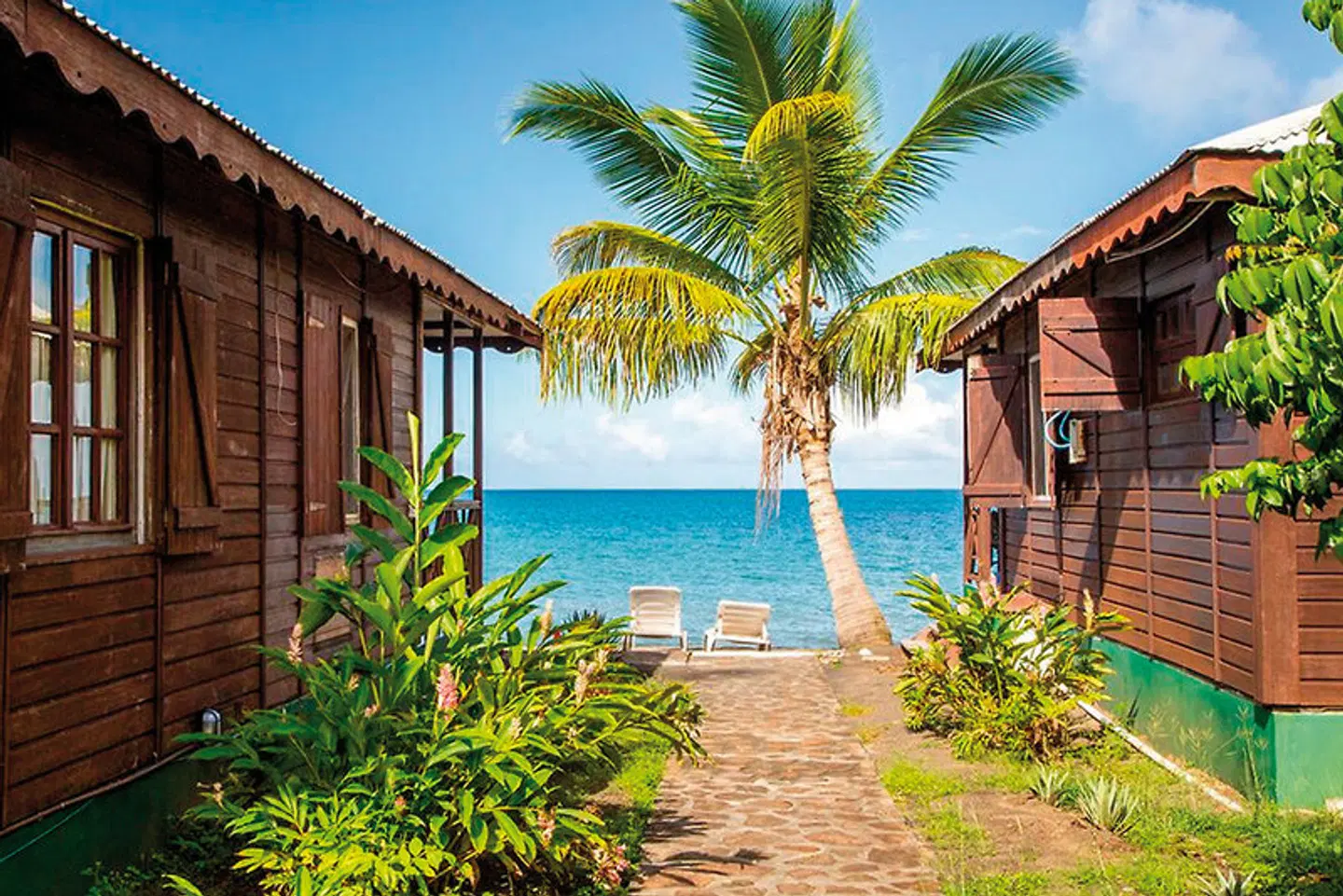 Picard Beach Cottages Garten