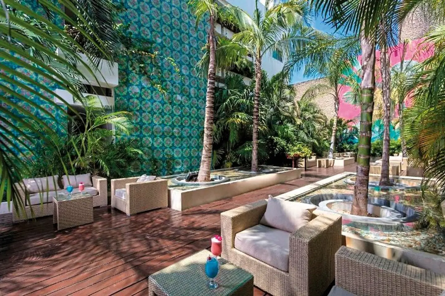 The Palm at Playa del Carmen Terrasse
