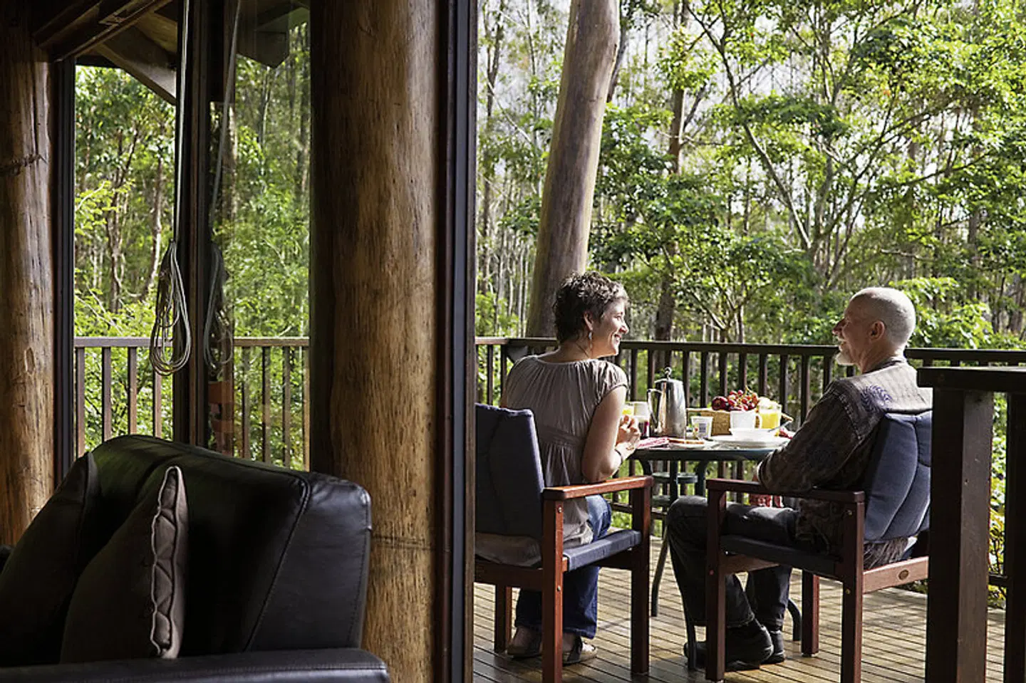 Rose Gums Wilderness Retreat Terrasse