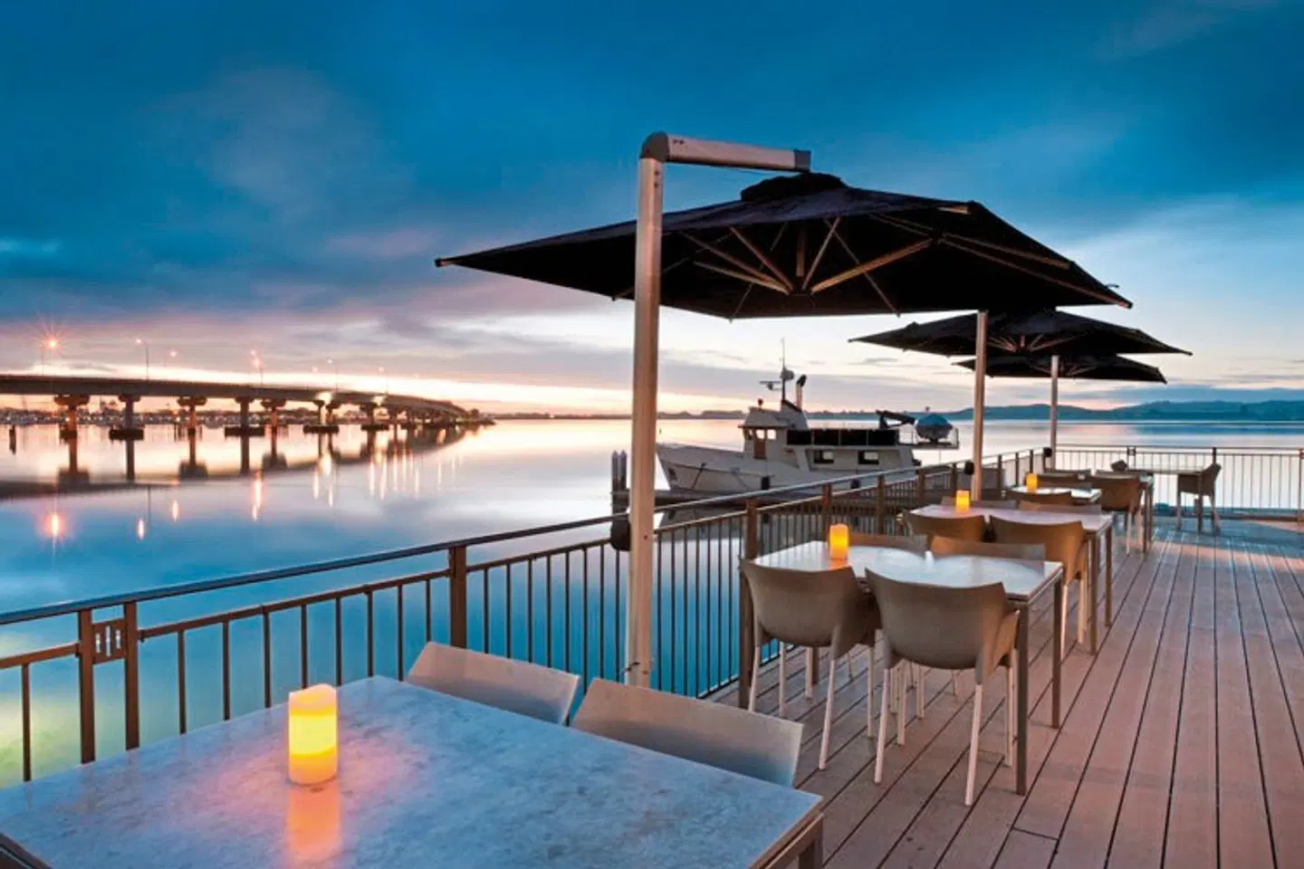 Trinity Wharf Tauranga Terrasse