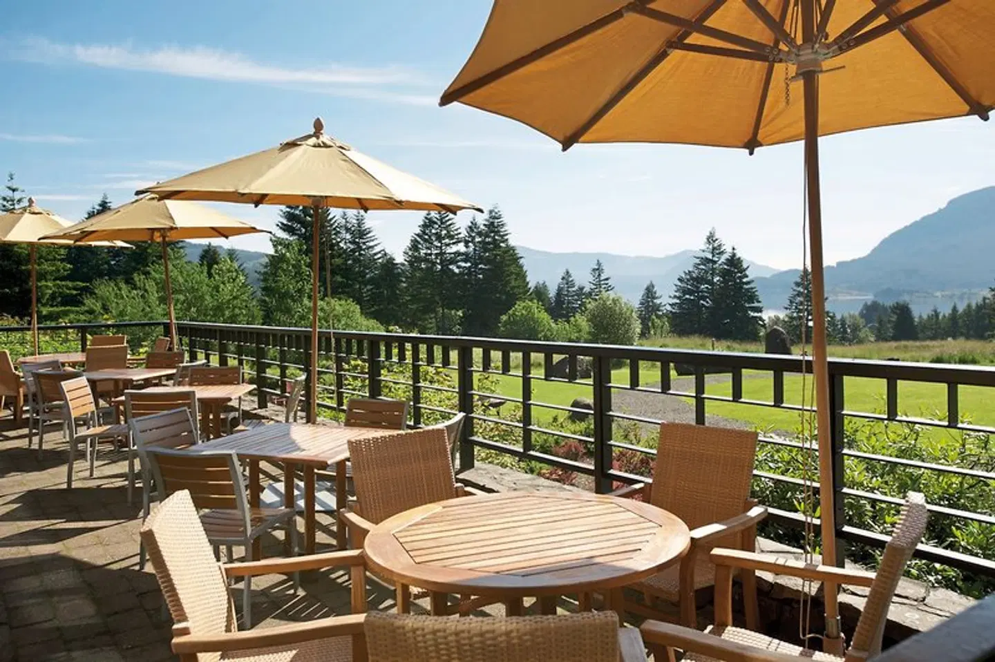 Skamania Lodge Terrasse
