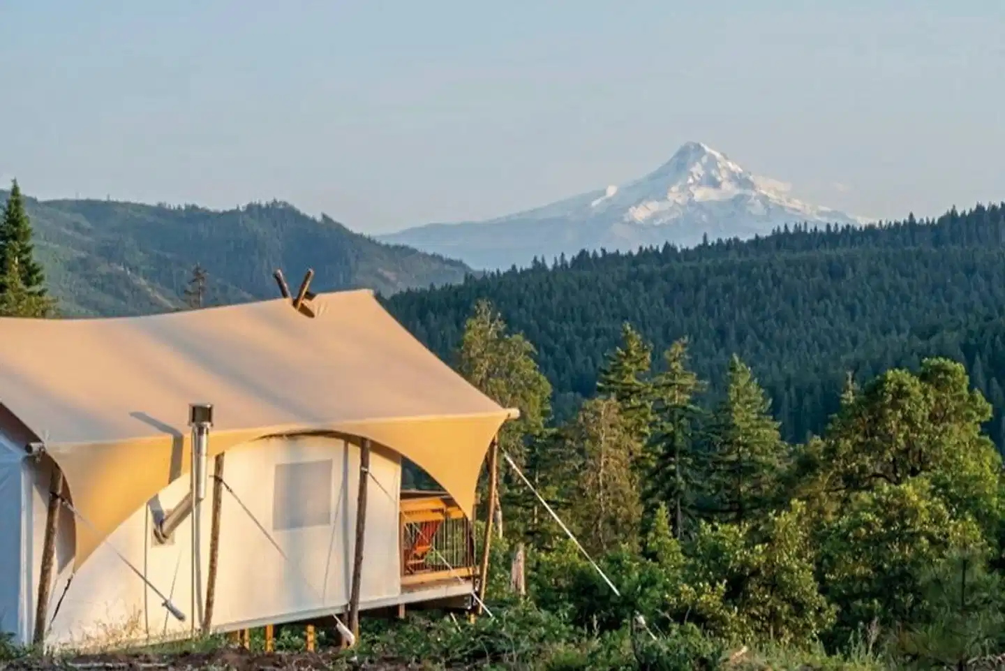 Under Canvas Columbia River Gorge Landschaft