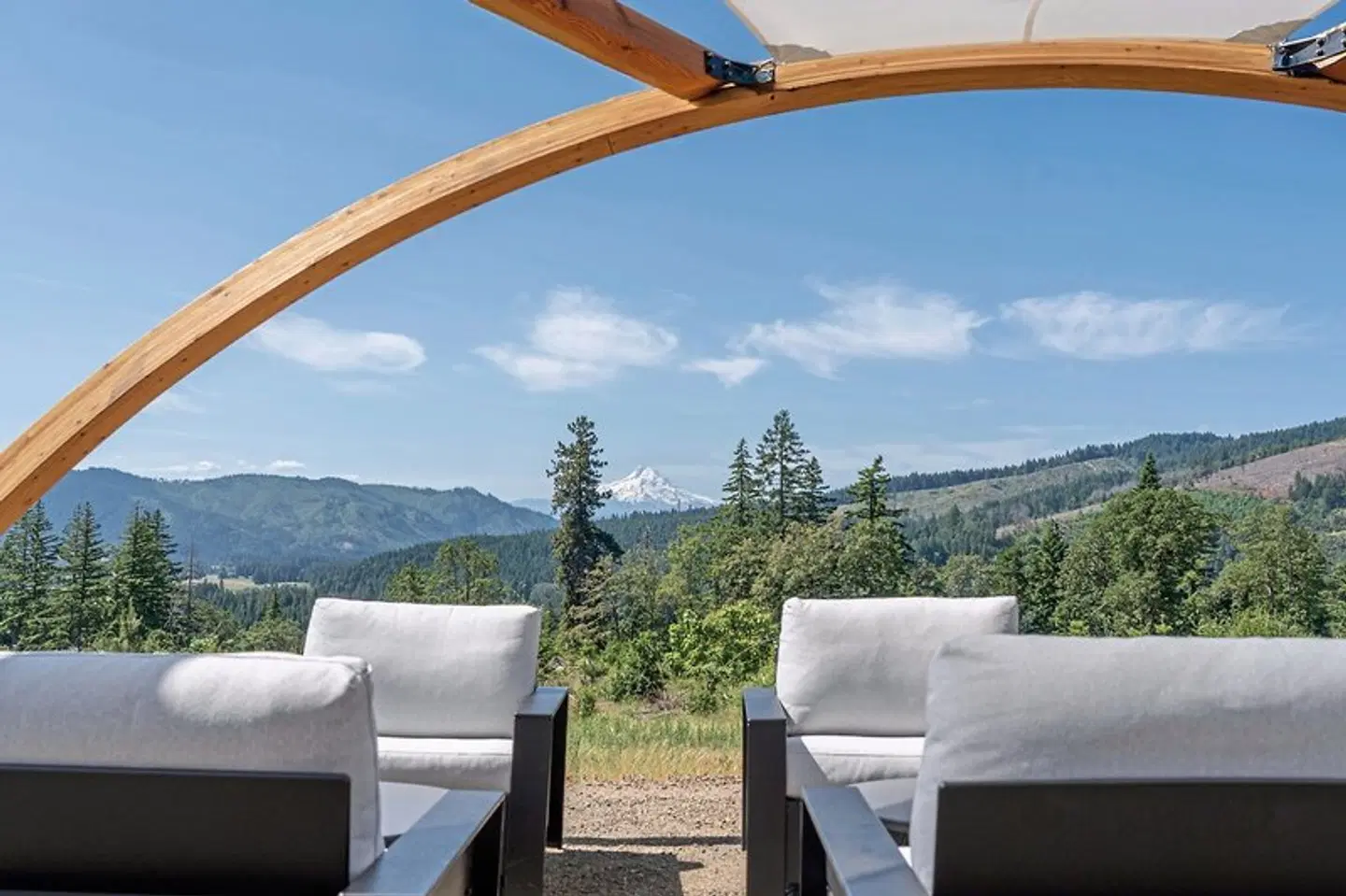 Under Canvas Columbia River Gorge Terrasse