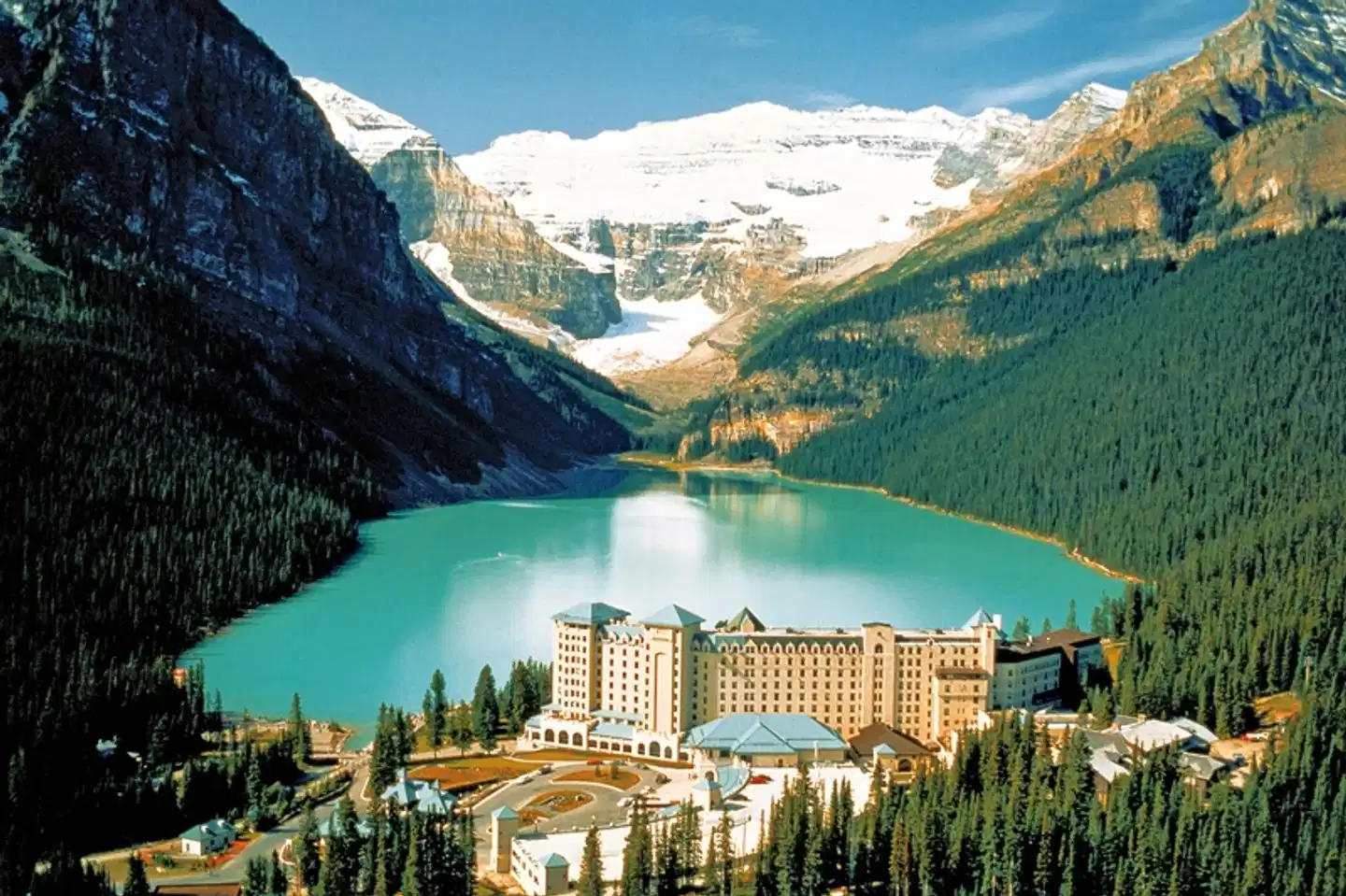 Fairmont Chateau Lake Louise Landschaft