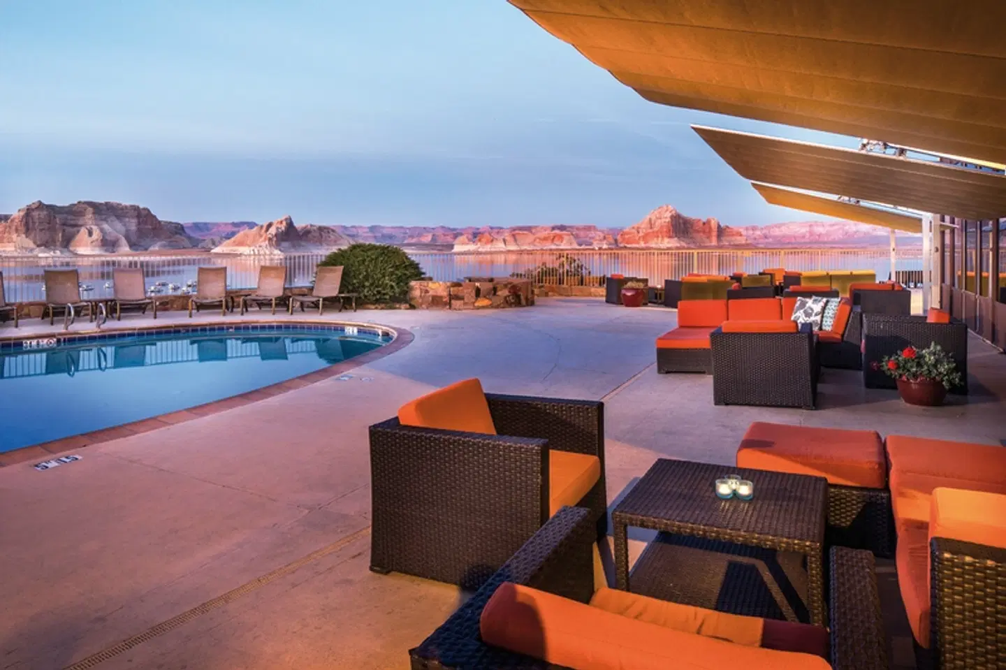 Lake Powell Resort & Marina Terrasse