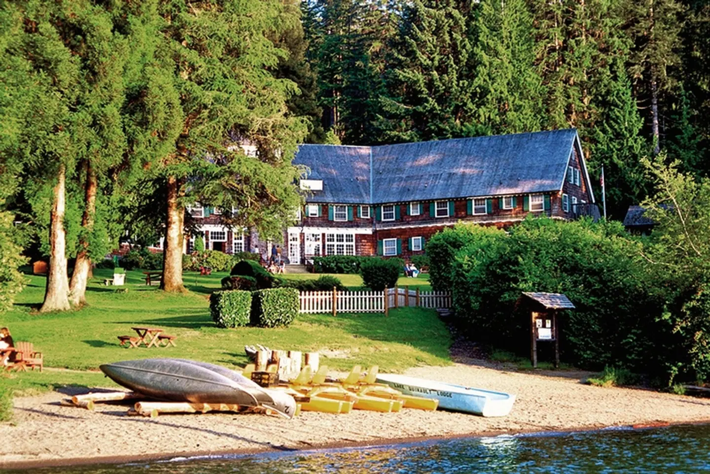 Lake Quinault Lodge Garten