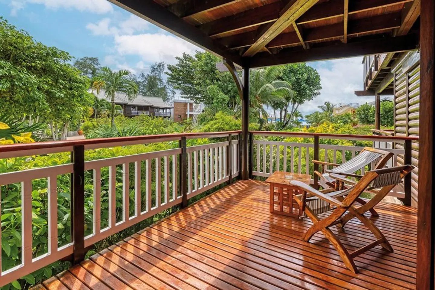 Acajou Beach Resort Terrasse