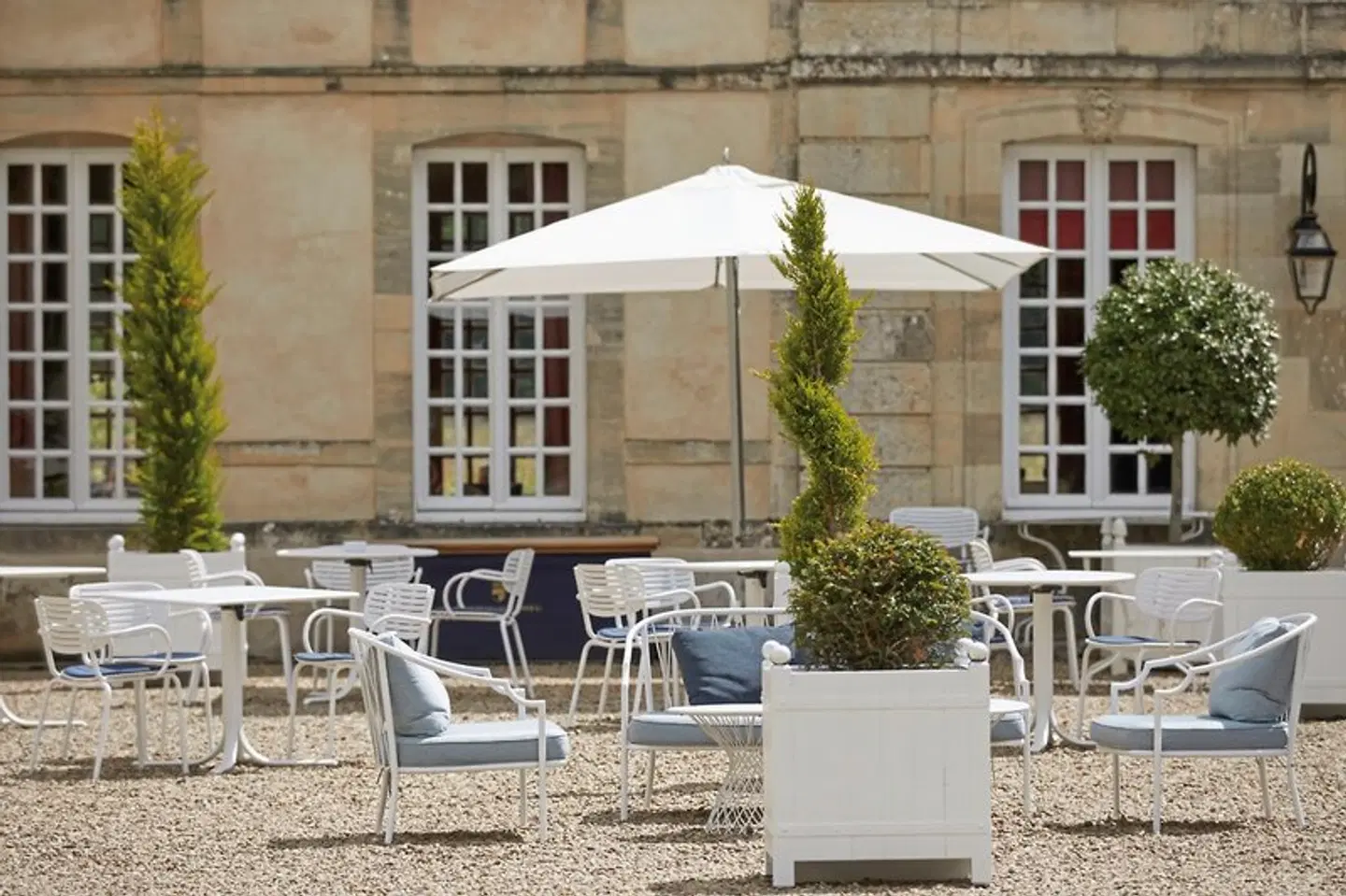 Château d'Audrieu Terrasse