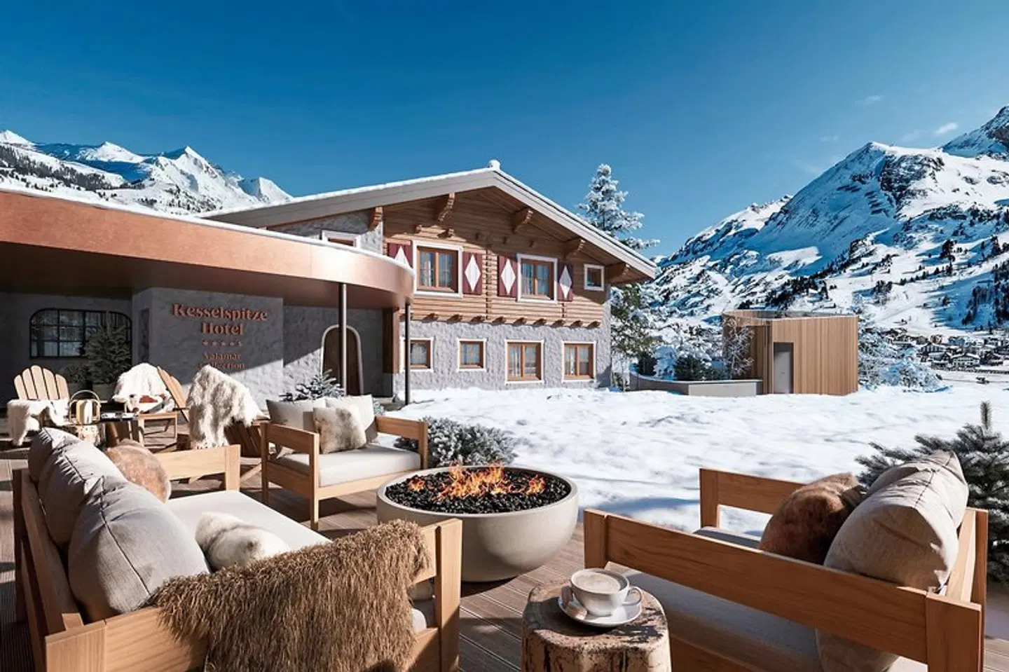 Kesselspitze Valamar Collection Hotel & Chalet Terrasse