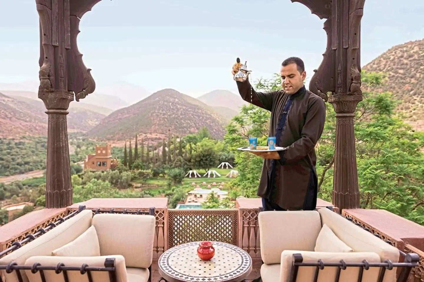 Kasbah Tamadot Terrasse