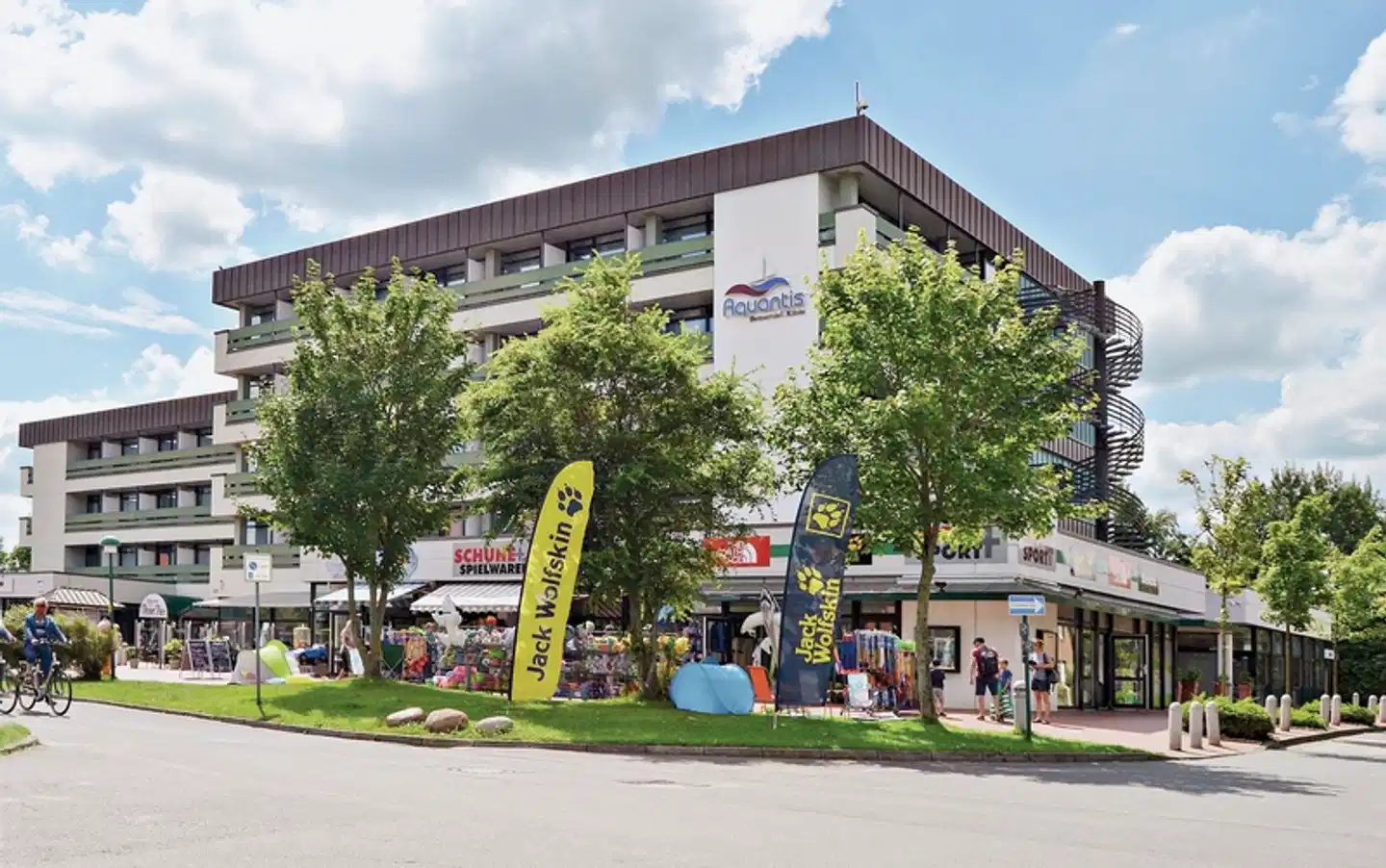 Aquantis Bensersiel Hotel Aussenansicht