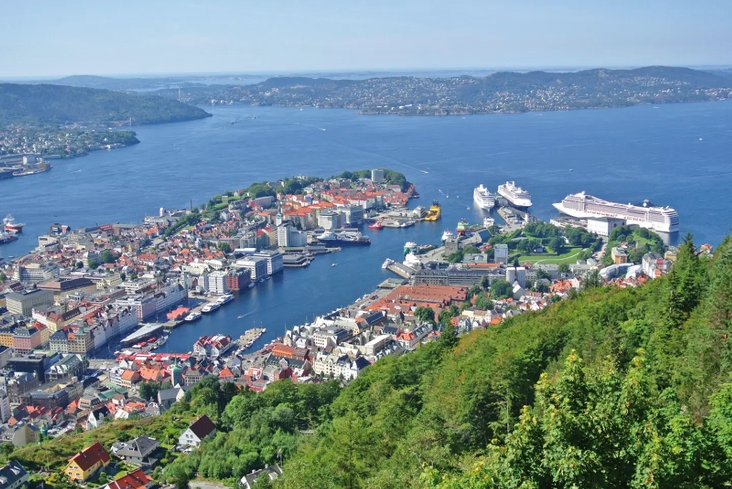 Mit Schiff und Bahn von Bergen nach Oslo LANDSCAPE
