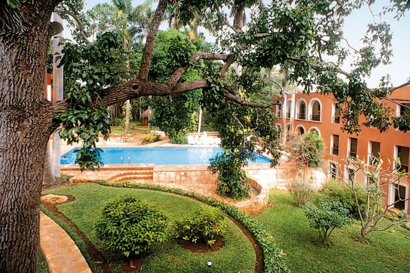 Hacienda Uxmal Garten