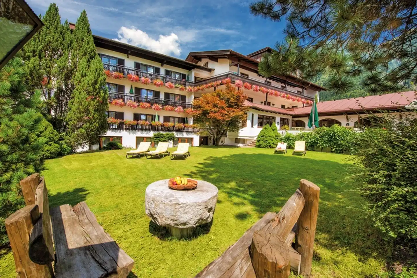 Johannesbad Hotel St. Georg Garten