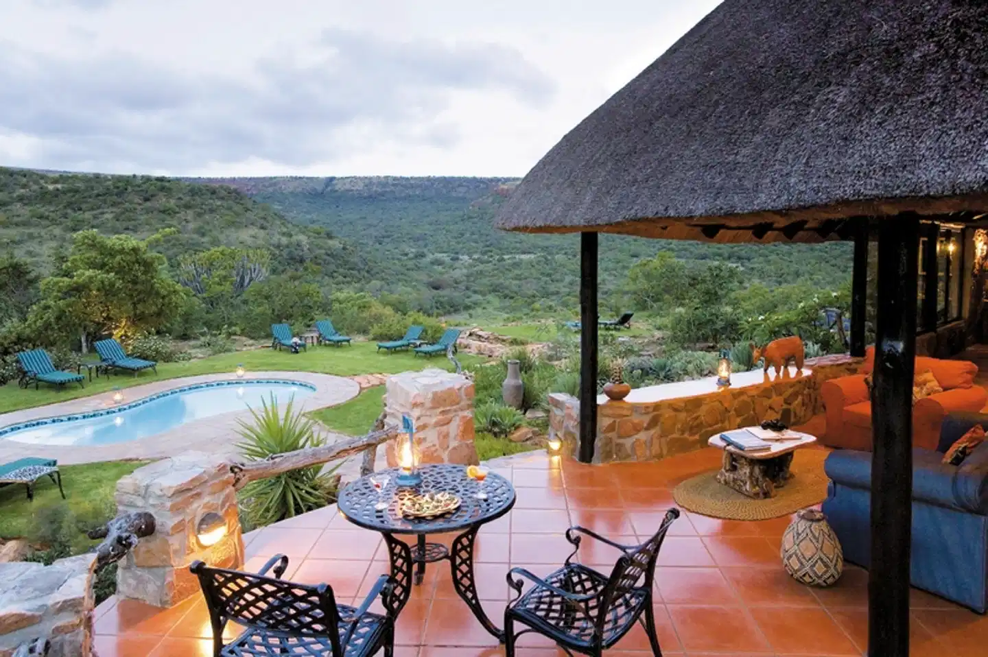 Iketla Lodge Terrasse