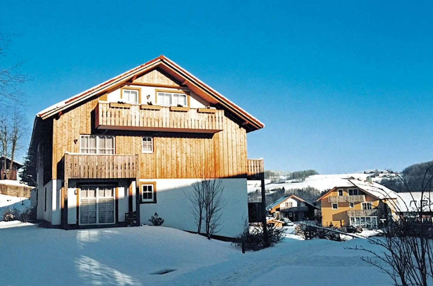 Feriendorf Schwarzholz Terrasse