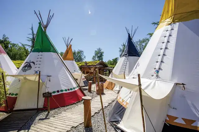 Tipi Town Terrasse