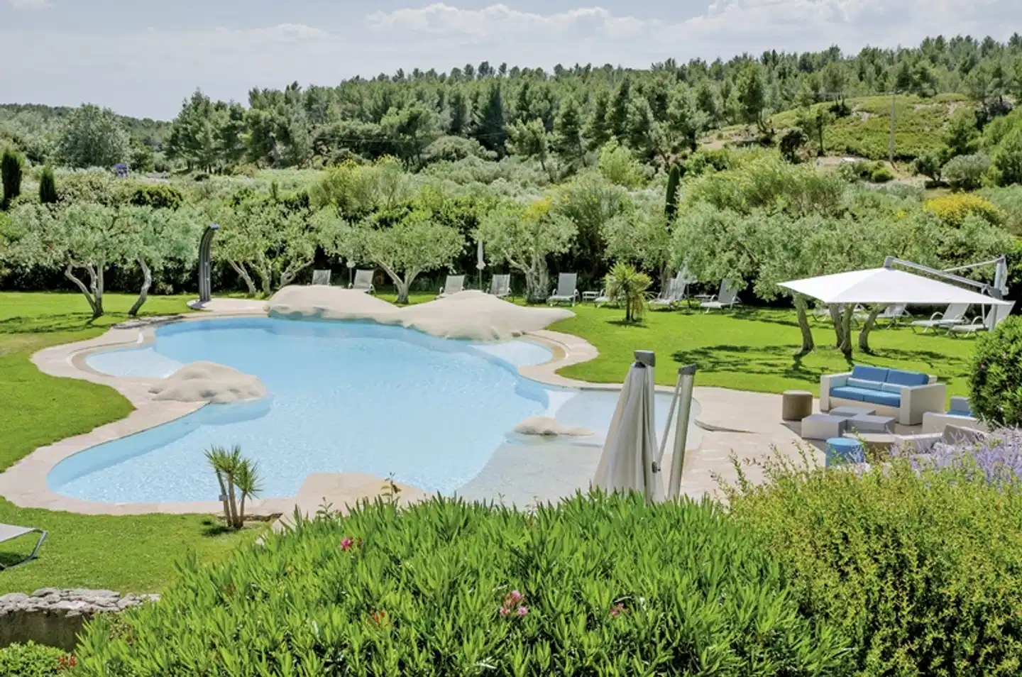 Mas de l'Oulivié Landschaft