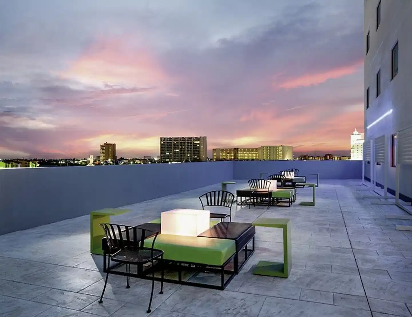 Aloft Cancun Terrasse