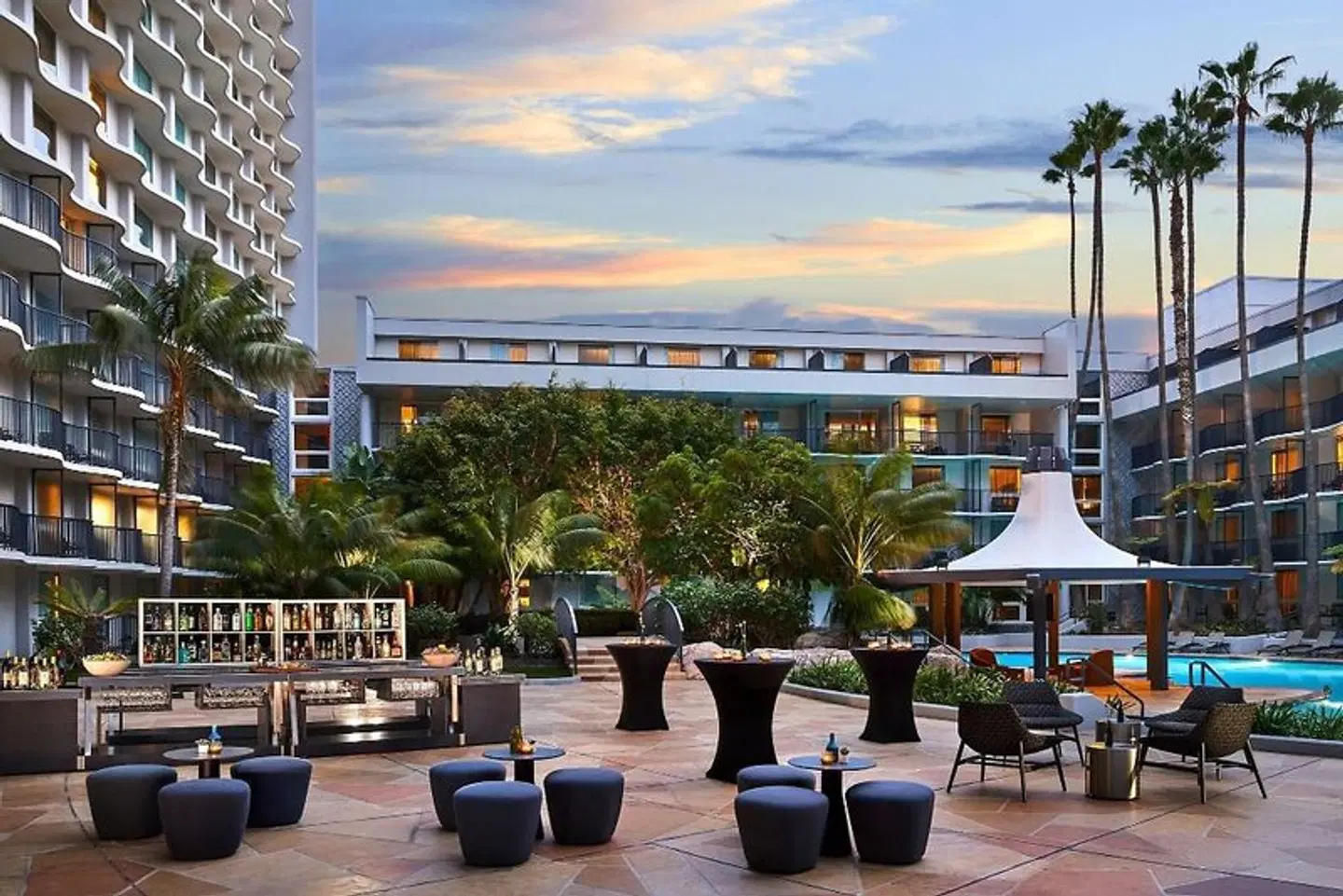 Los Angeles Airport Marriott Terrasse