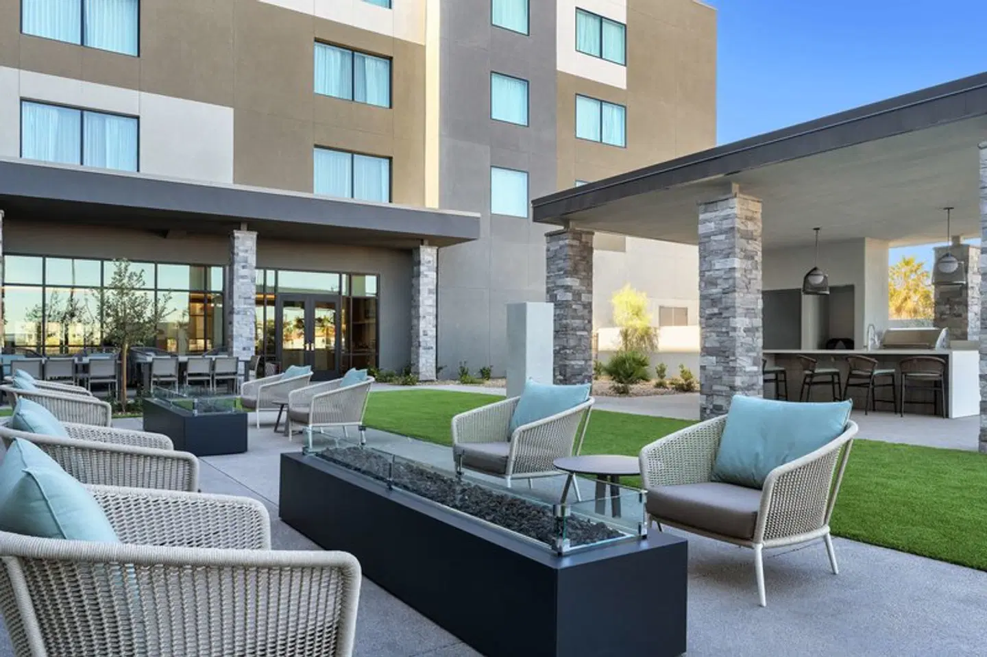 Homewood Suites By Hilton North Las Vegas Speedway Terrasse