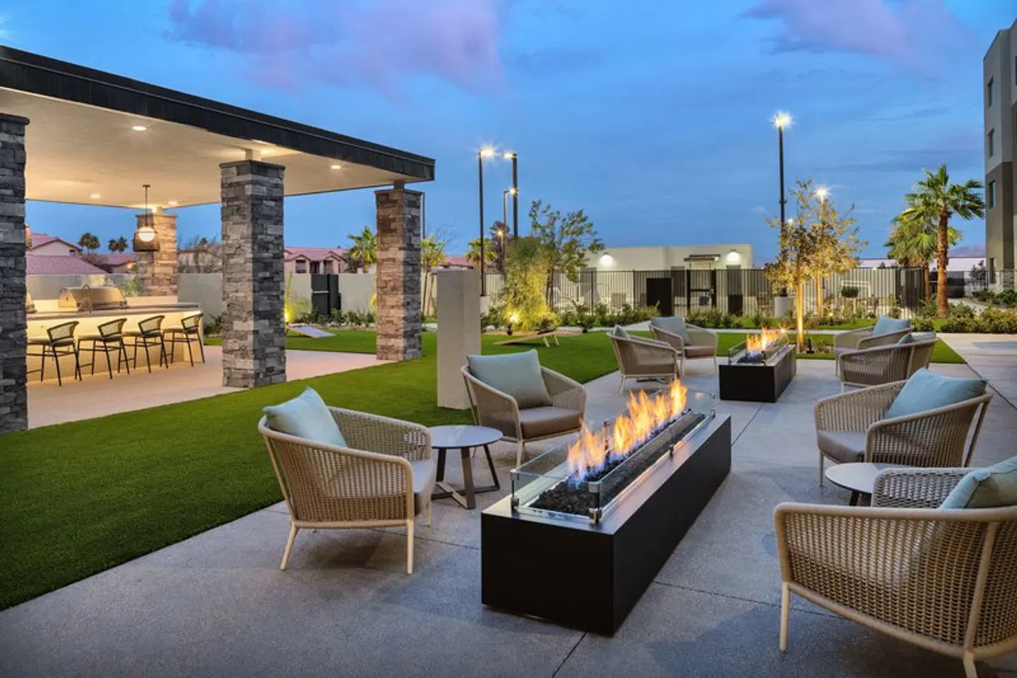 Homewood Suites By Hilton North Las Vegas Speedway Terrasse