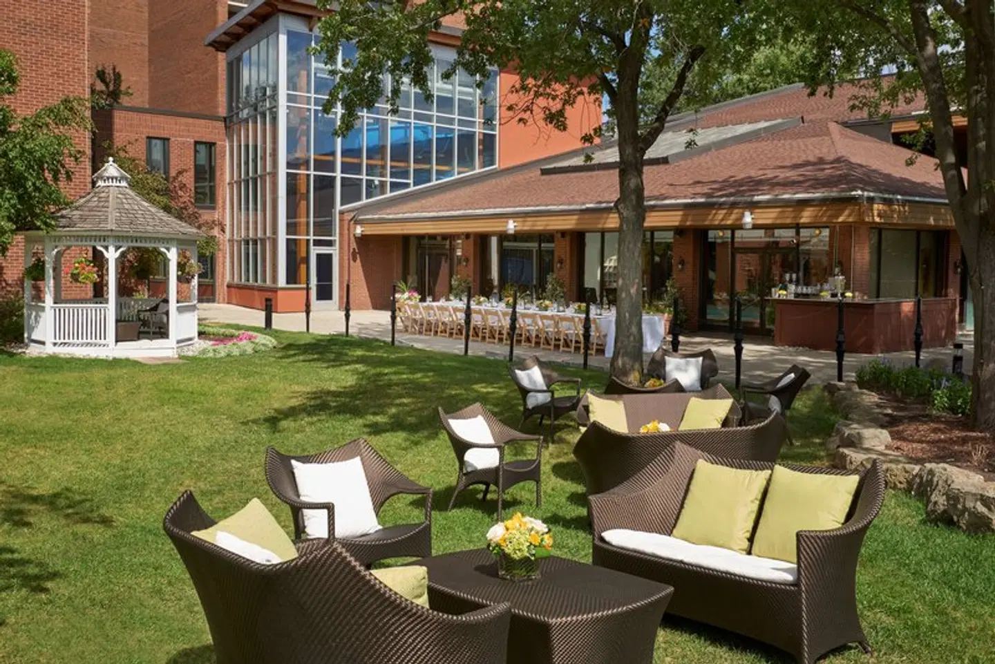 Hilton Mississauga/Meadowvale Terrasse