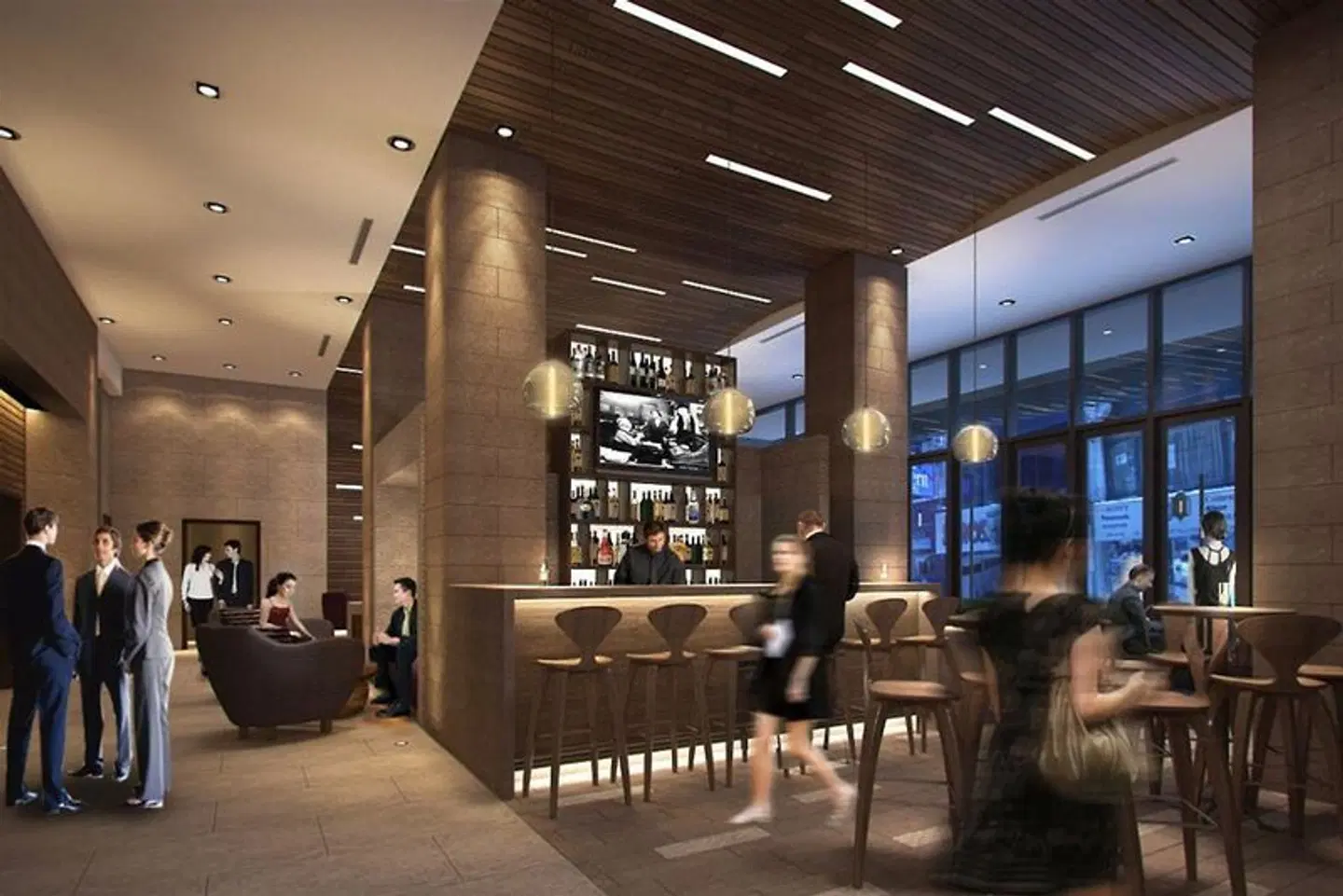 Hilton Garden Inn New York Times Square North Bar
