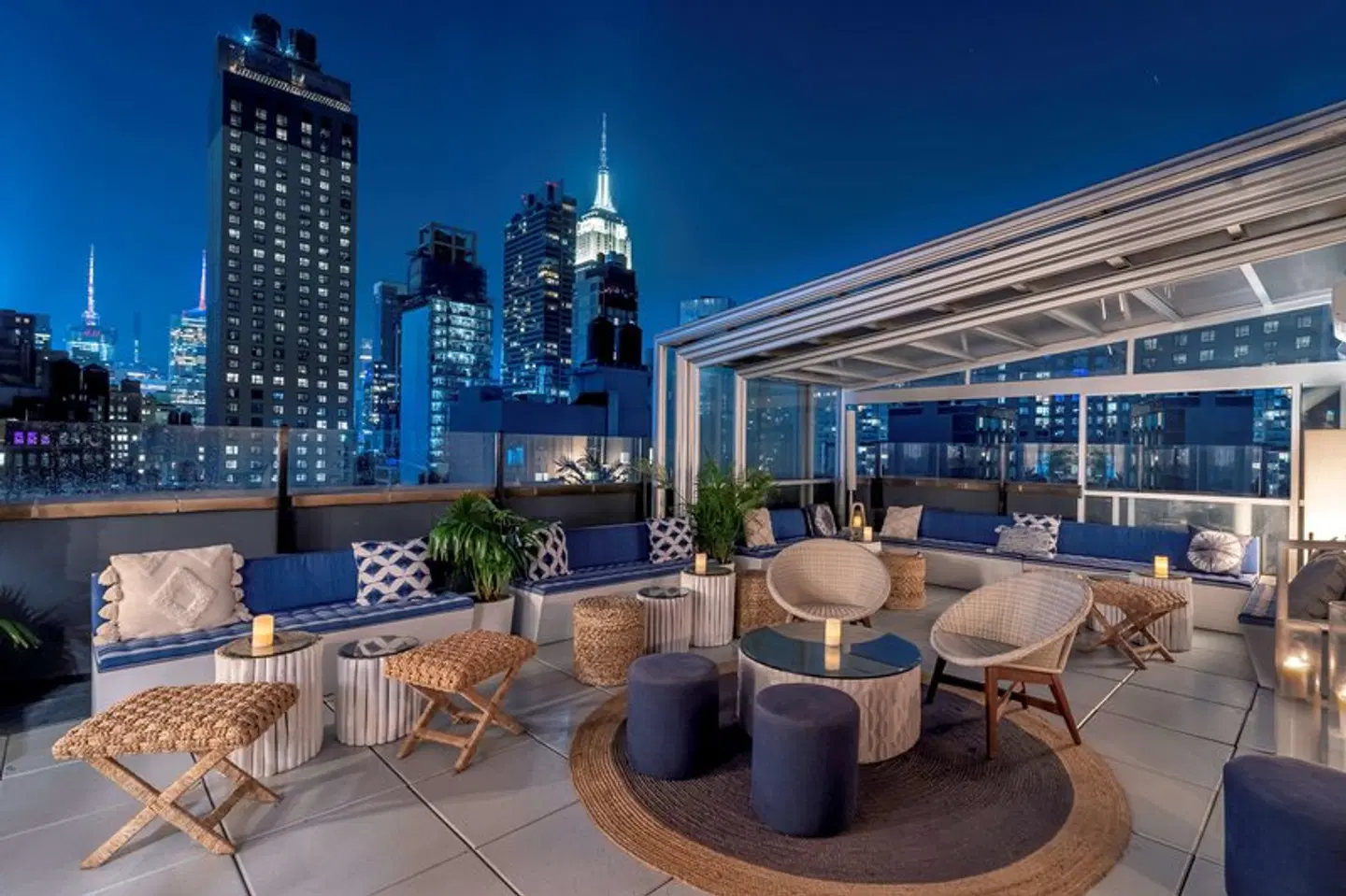 Hilton New York Fashion District Terrasse