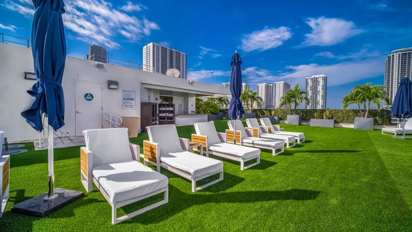 Hilton Miami Downtown Terrasse