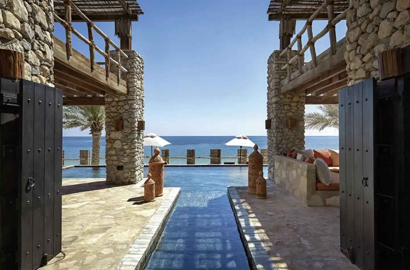 Six Senses Zighy Bay Terrasse