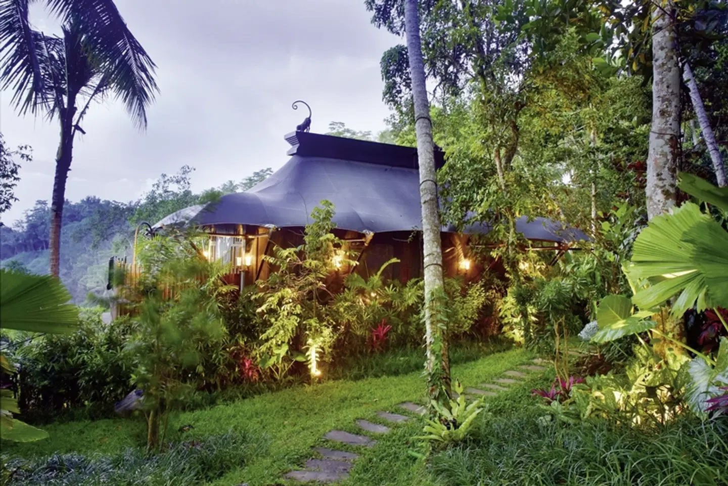 Capella Ubud Garten