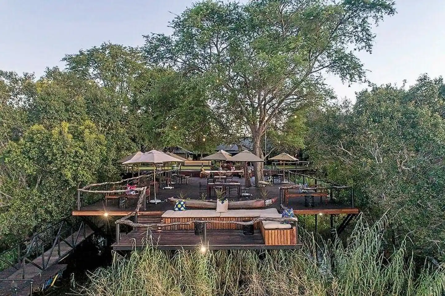 Mukwa River Lodge Landschaft