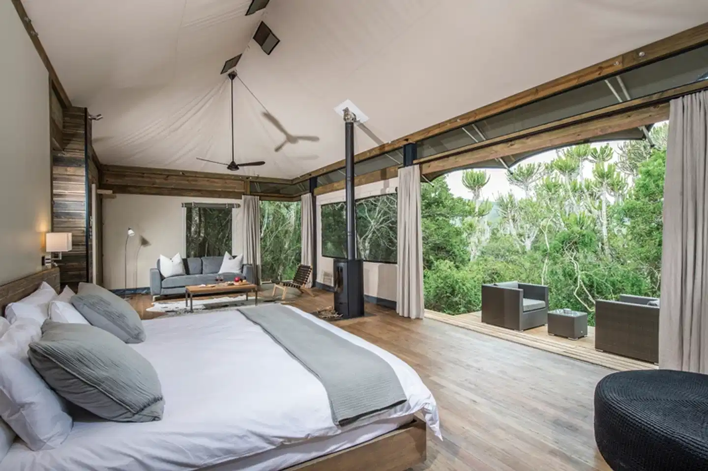 Kariega Settlers Drift Tented Lodge Wohnbeispiel