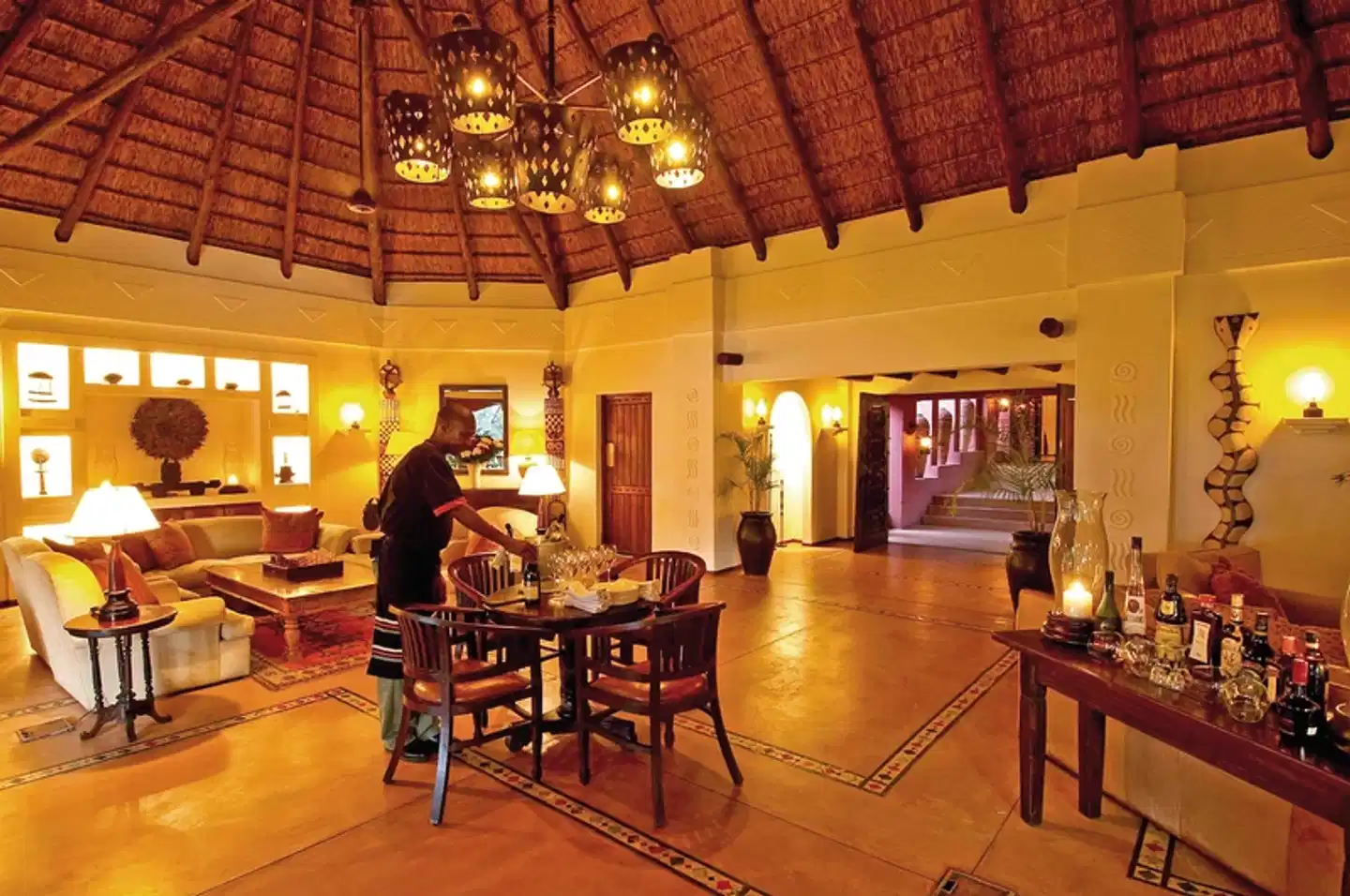 Sanctuary Chobe Chilwero Lobby