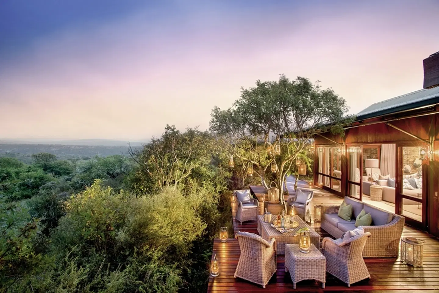 Kwandwe Private Game Reserve Terrasse