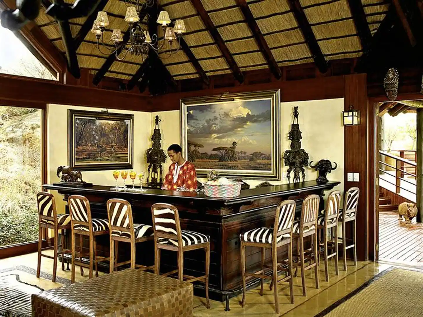 Mateya Safari Lodge Bar