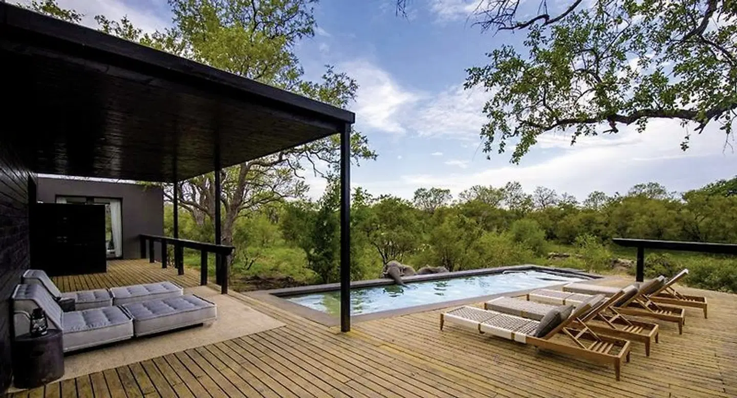 Silvan Safari Lodge Terrasse