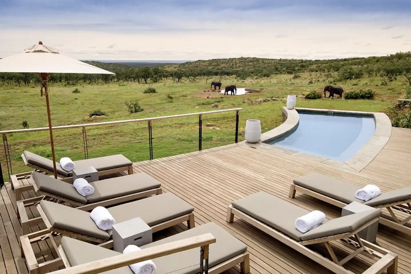 Mhondoro Safari Lodge & Villa Terrasse