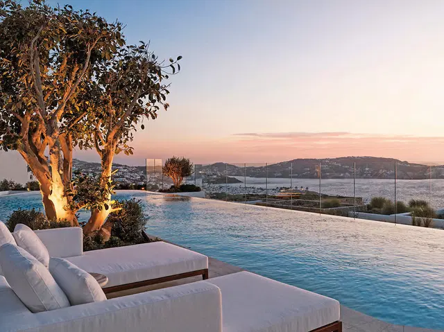 Deos Mykonos - A Myconian Collection Hotel Terrasse