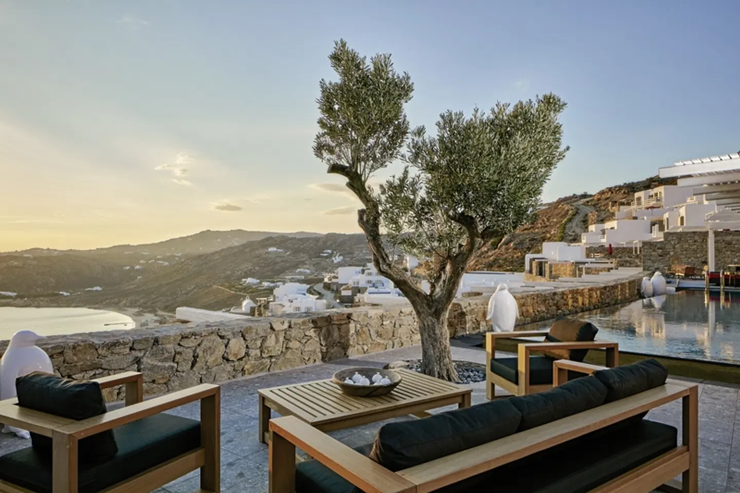 Myconian Avaton Resort Terrasse