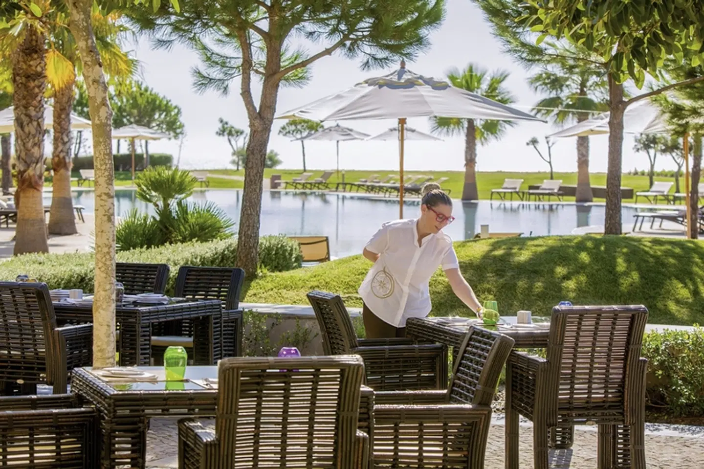 Cascade Wellness Resort Terrasse