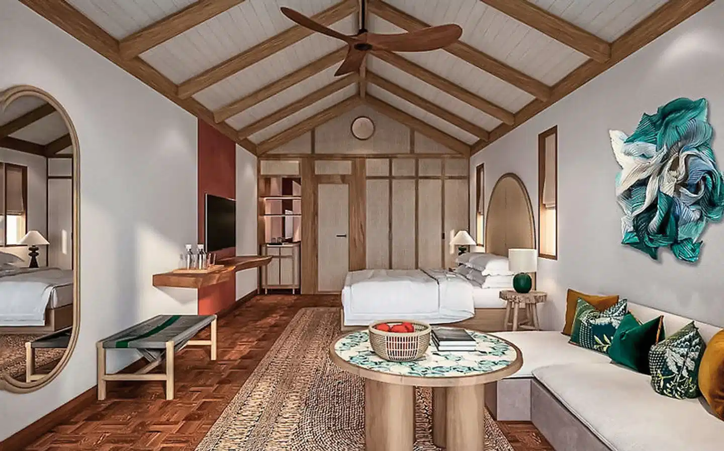 NH Collection Maldives Reethi Resort Wohnbeispiel