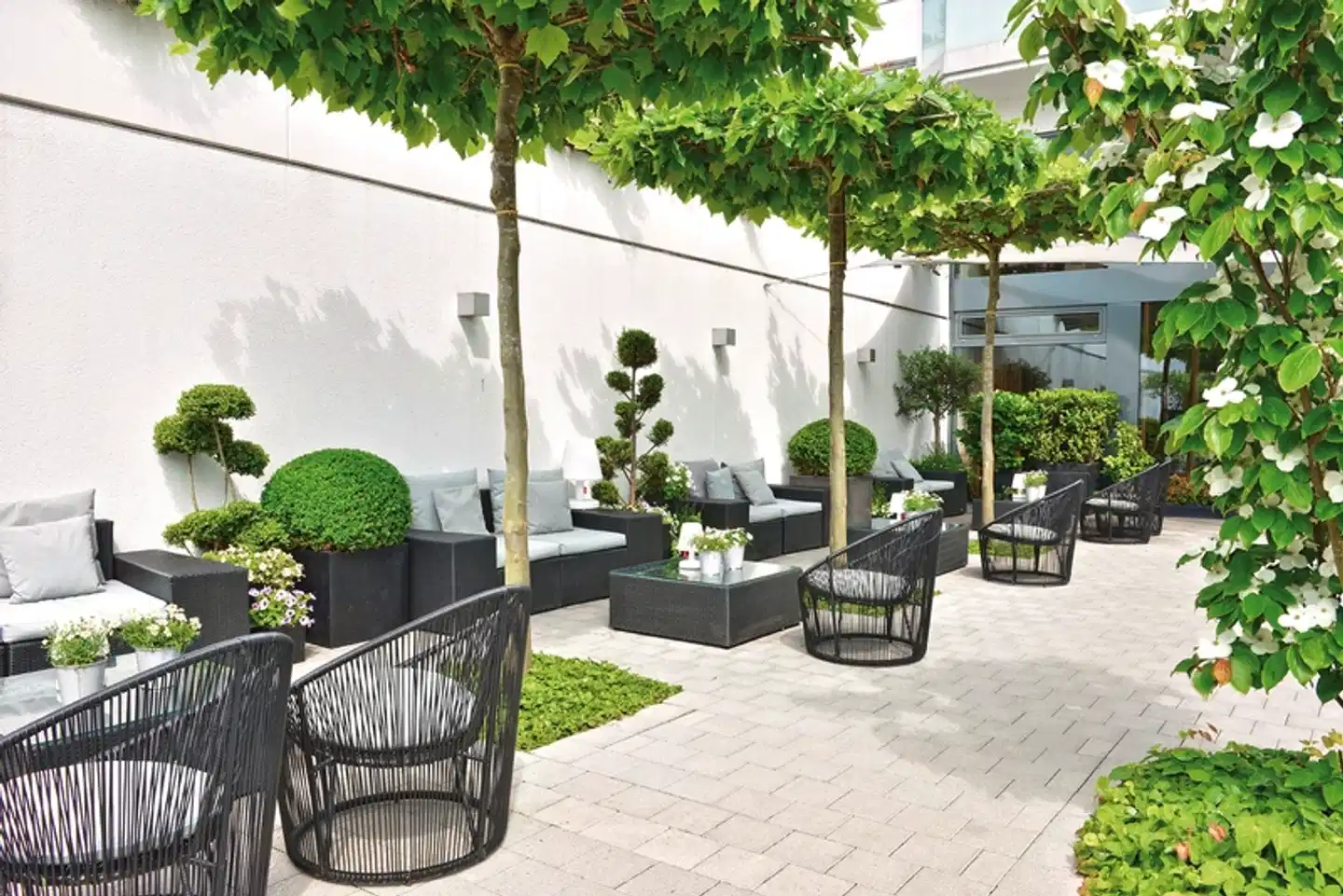 Parkhotel Oberhausen Terrasse