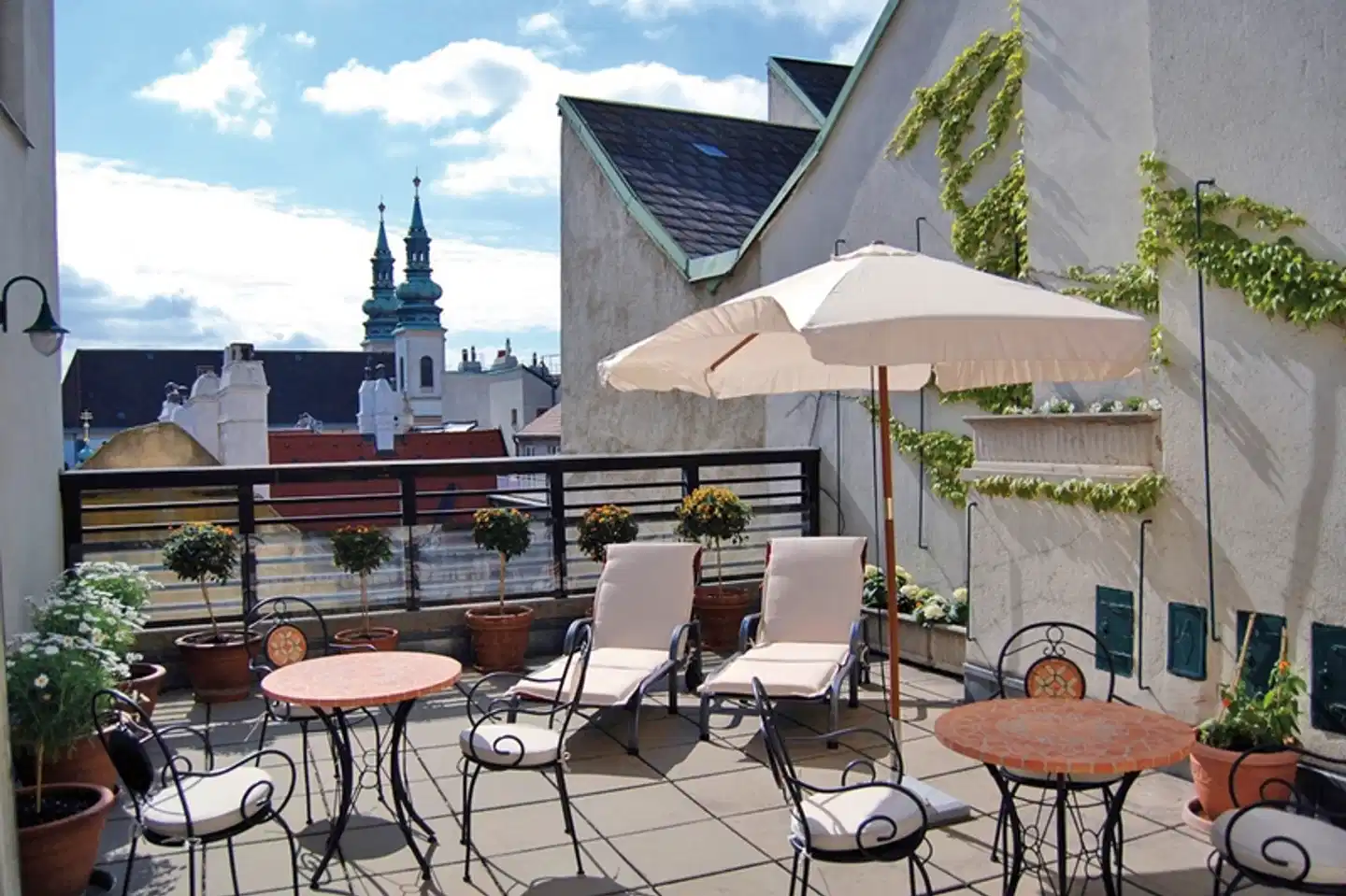 Hotel Kärntnerhof Terrasse