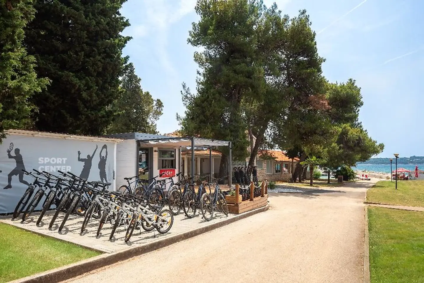Aminess Planet Camping Sirena Holiday Homes Terrasse