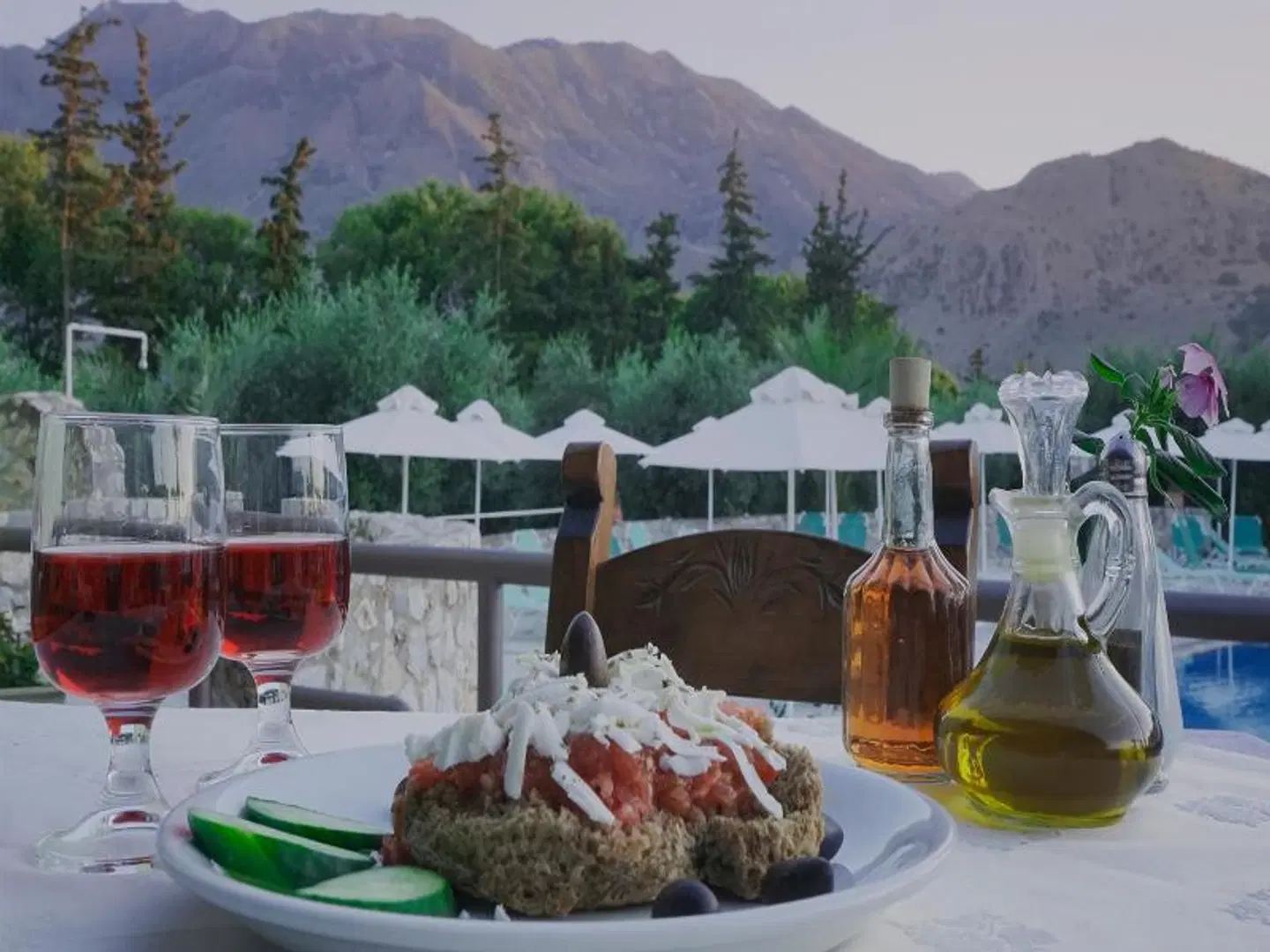 Vardis Olive Garden Terrasse