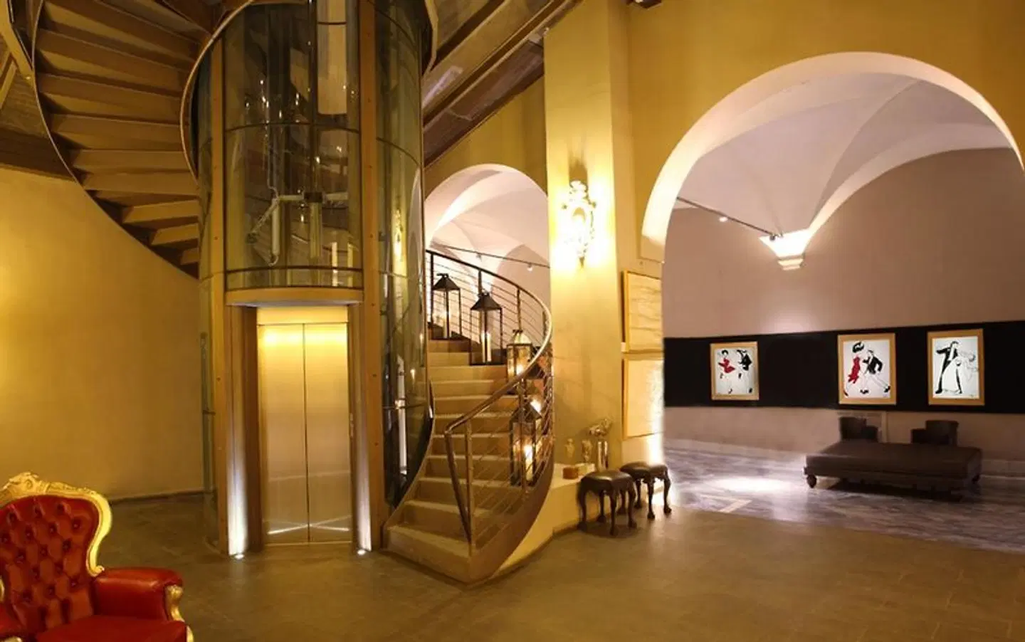 Borghese Palace Art Hotel Hallenbad